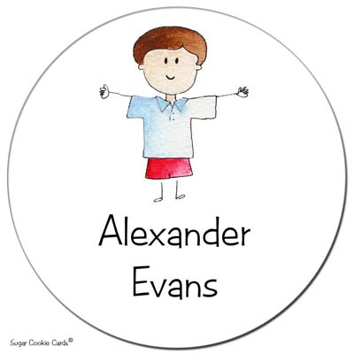 Sugar Cookie Gift Stickers - Kid 4